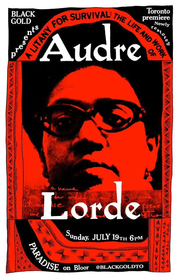 A Litany For Survival: the Life and Work of Audre Lorde (1995) dir. Ada Gay Griffin, Michelle Parkerson